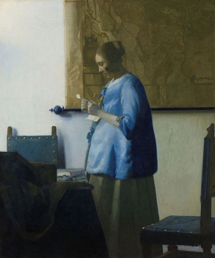 Brieflezende vrouw, Johannes Vermeer, SK-C-251