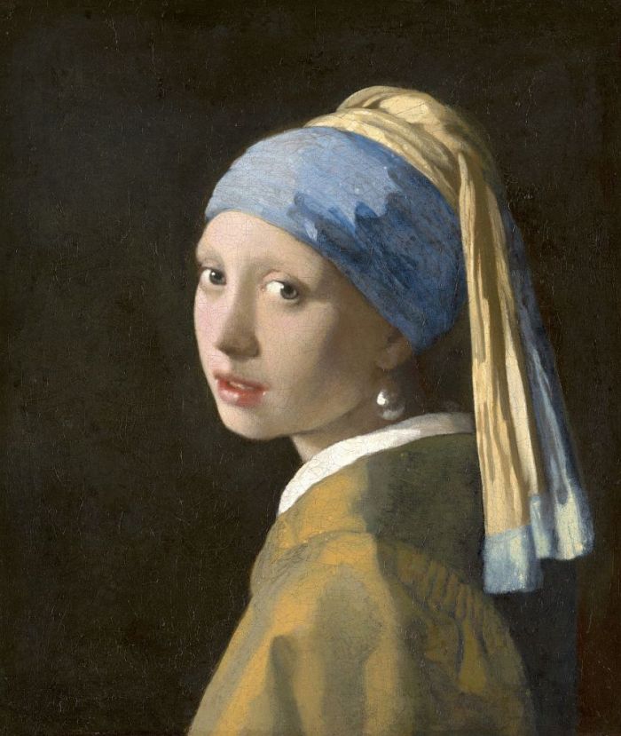 Johannes Vermeer, Meisje met de parel, 1665. Mauritshuis, Den Haag