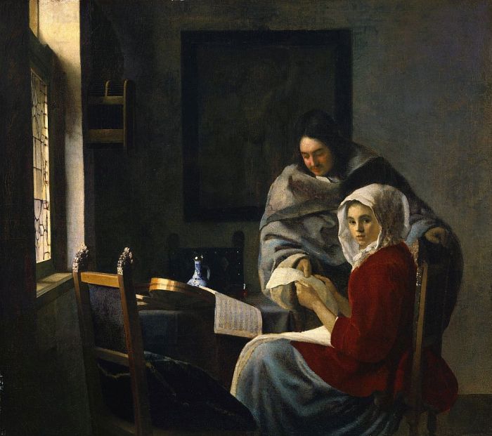 Onderbreking van de muziek - Vermeer
