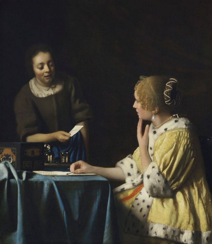 Dame en dienstmeid - Vermeer
